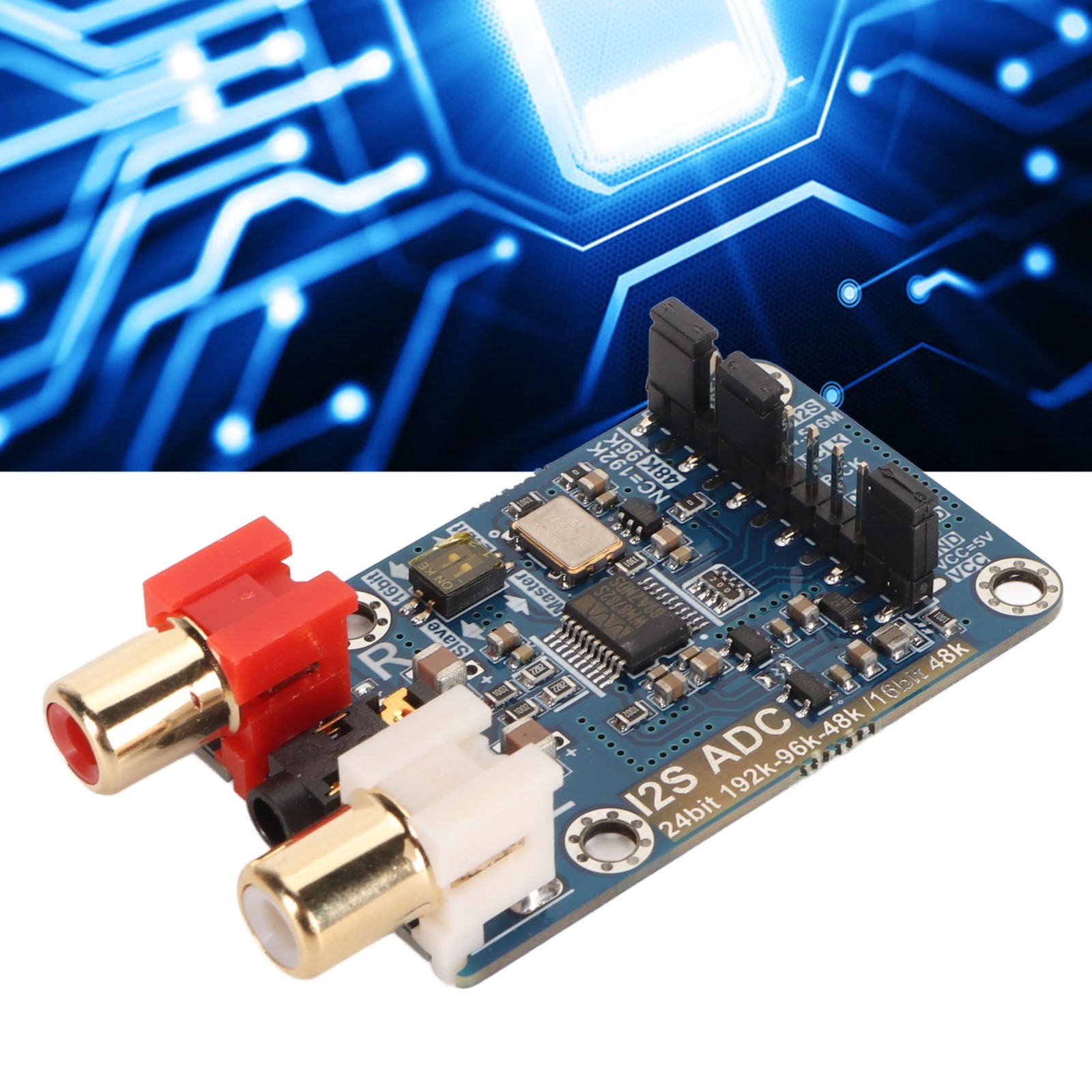 I2S ADC Audio Card Module Lossless Digital Audio For Home Studio
