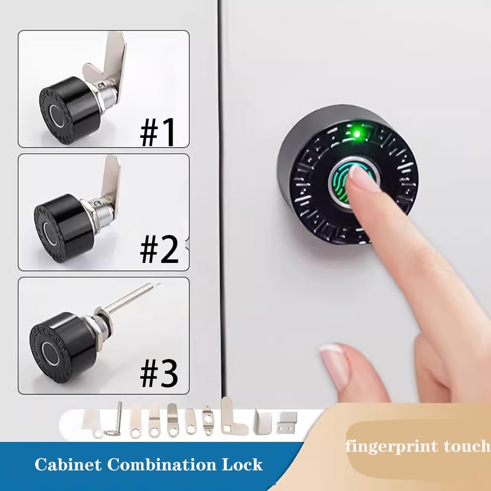 Fingerprint Cabinet Electronic Lock Keyless Mechanical Drawer Lock