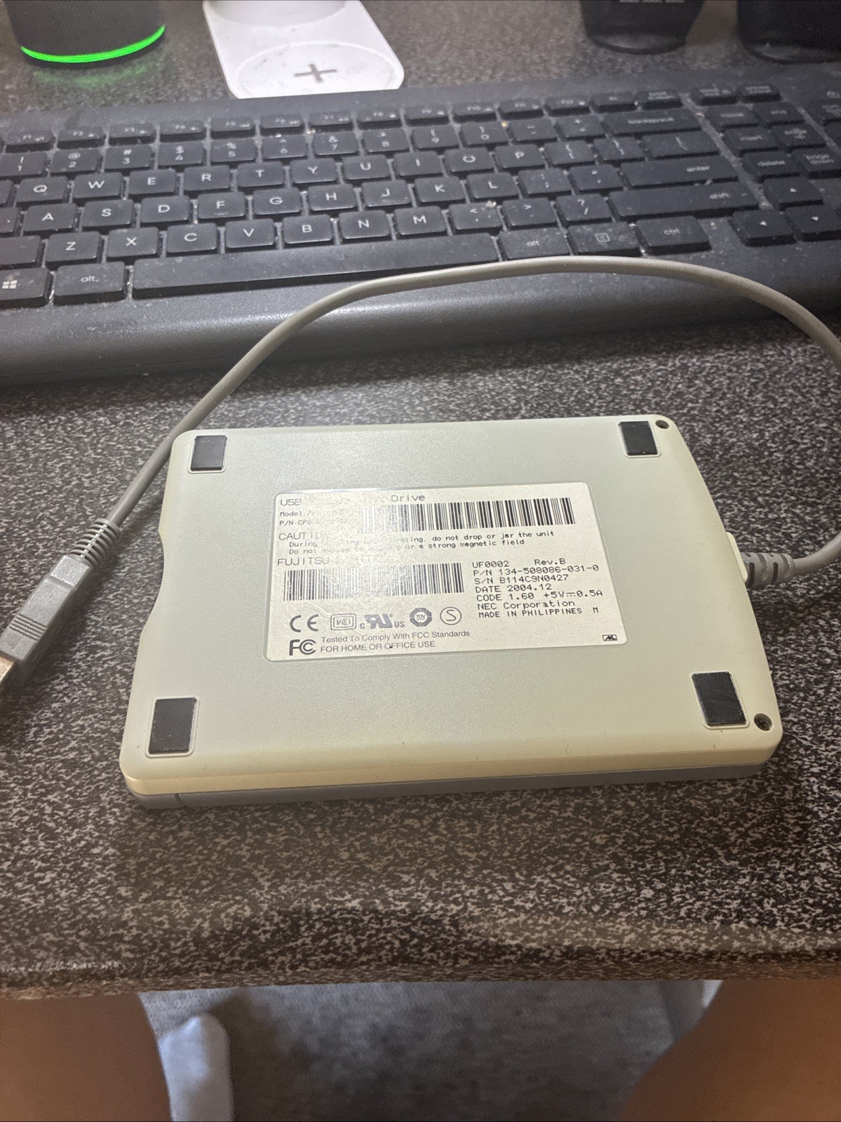 DYNEX DX-EF101 SLIM USB EXTERNAL 3.5" FLOPPY DISK DRIVE