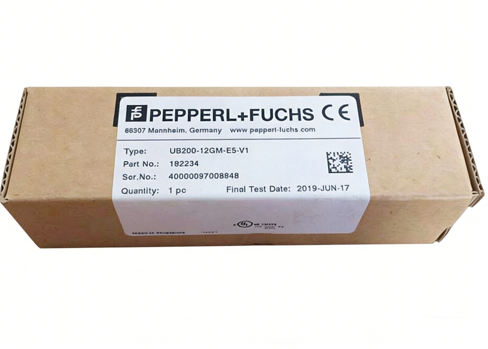 UB200-12GM-E5-V1 NEW Pepperl+Fuchs UB20012GME5V1 Ultrasonic Sensor