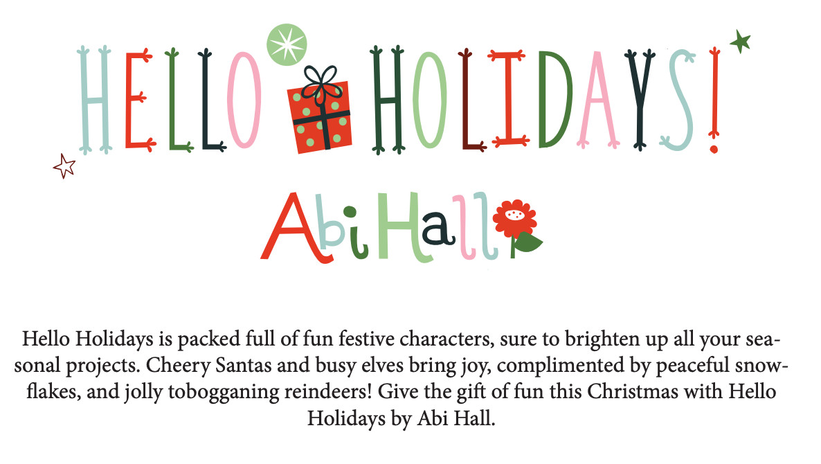 Hello Holidays Moda Abi Hall Moda Charm Pack