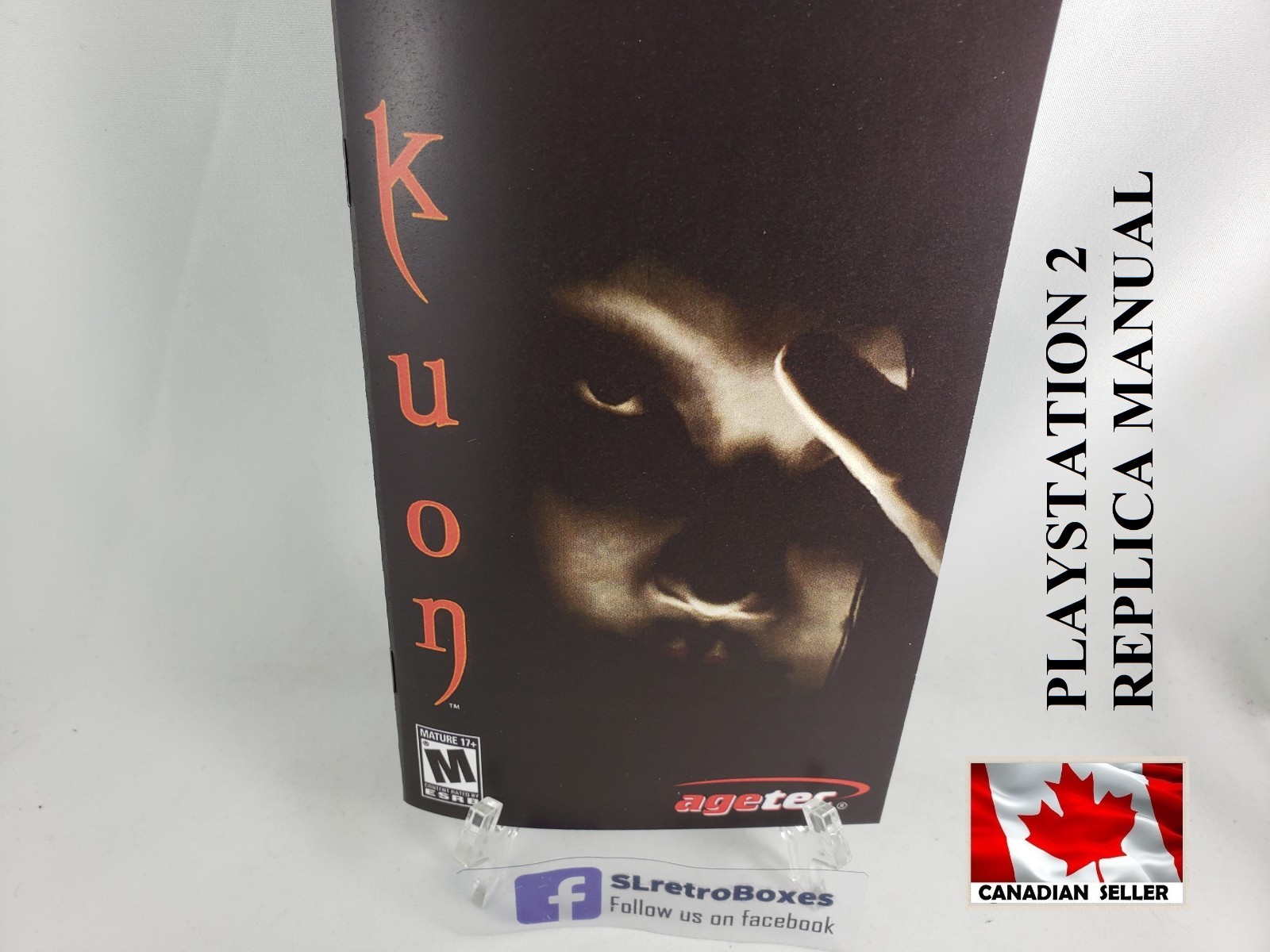 MANUAL PS2 - KUON - Sony Playstation2 'Replacement' Instruction Booklet