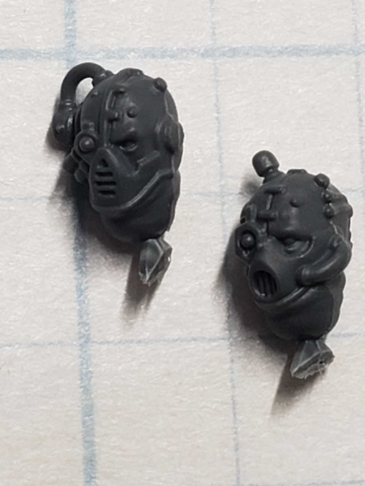 40k Adeptus Mechanicus Bits Battleclade Servitor Targeter Bionic Head #8290