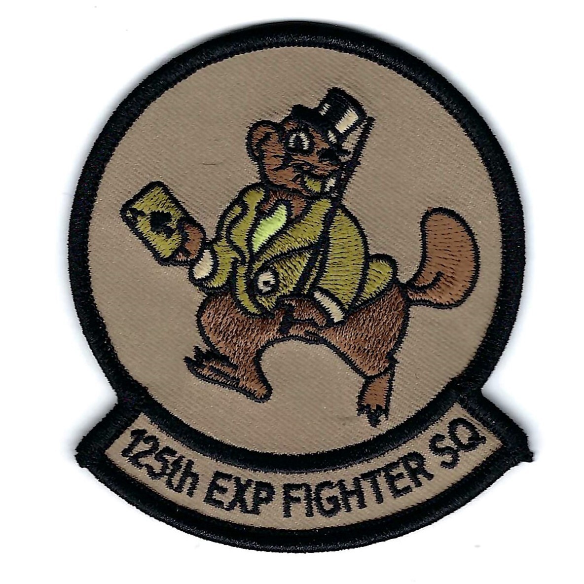 125th EXPEDITIONARY FIGHTER SQUADRON (VERSION 3(with cane)-THEIR LATEST) patch
