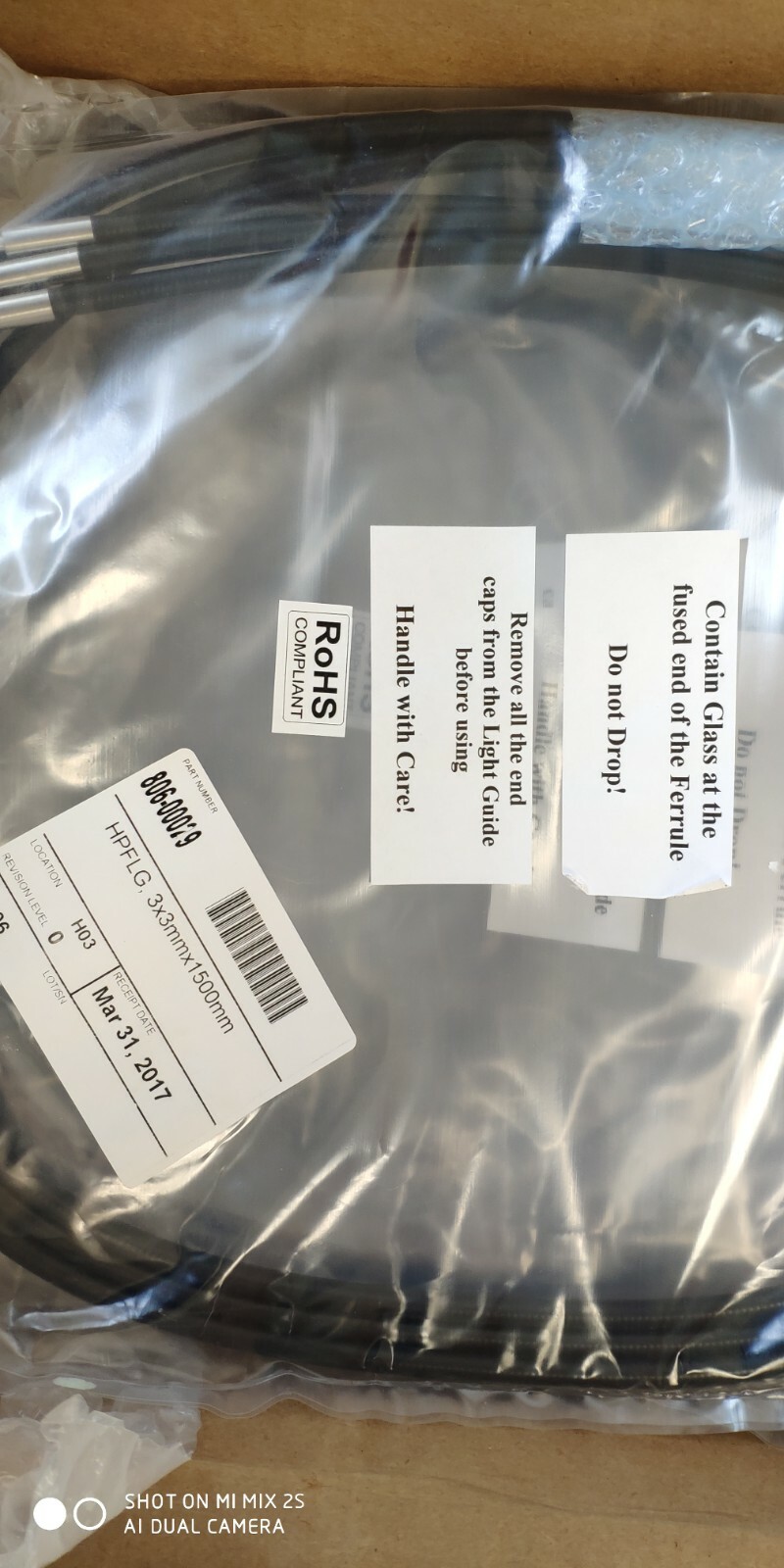Lumen Dynamics OmniCure Dual Core Lite Guide High Power Fiber & Liquid Fill