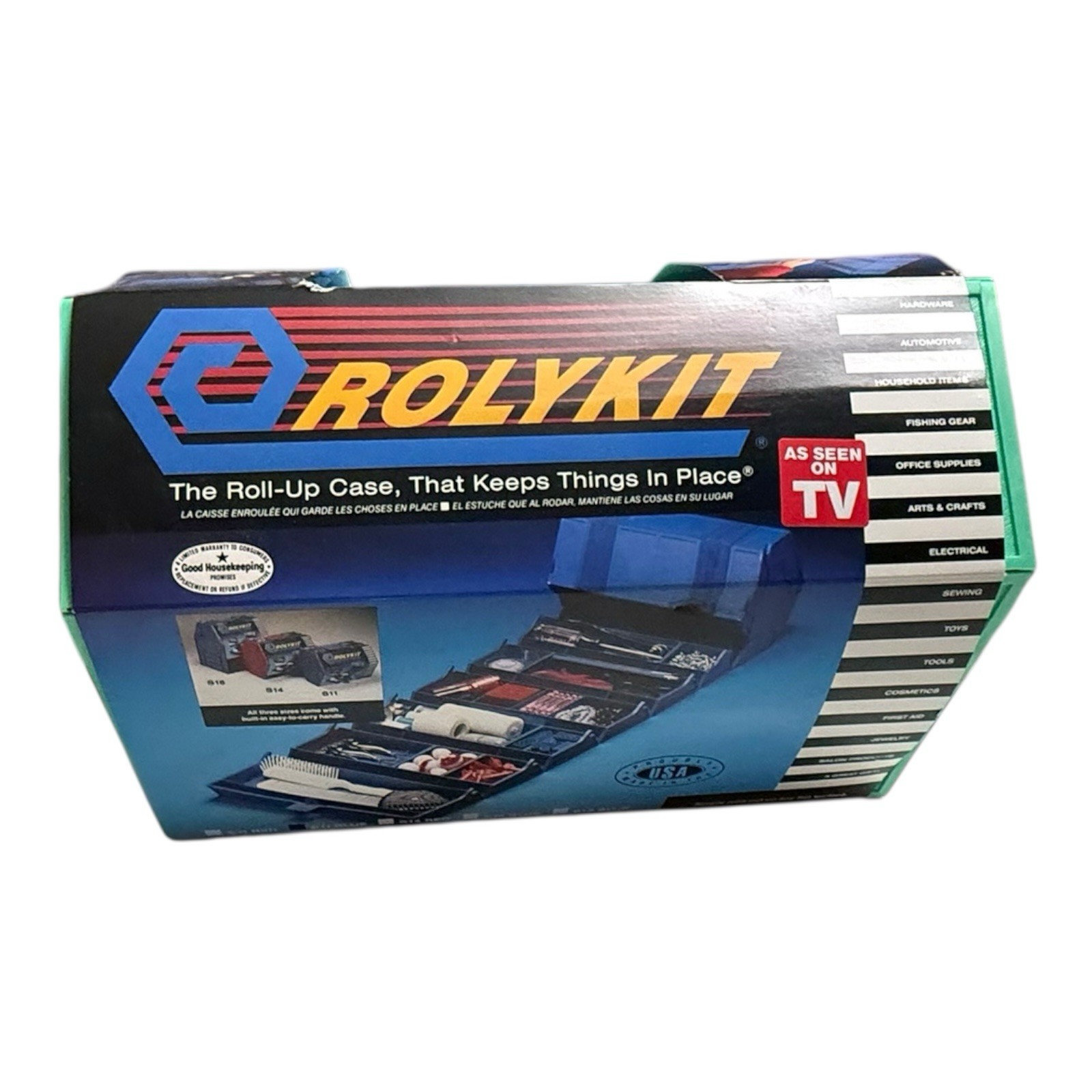 New Rolykit Model S-11 Green Storage Organizer Crafts Tools Accessories