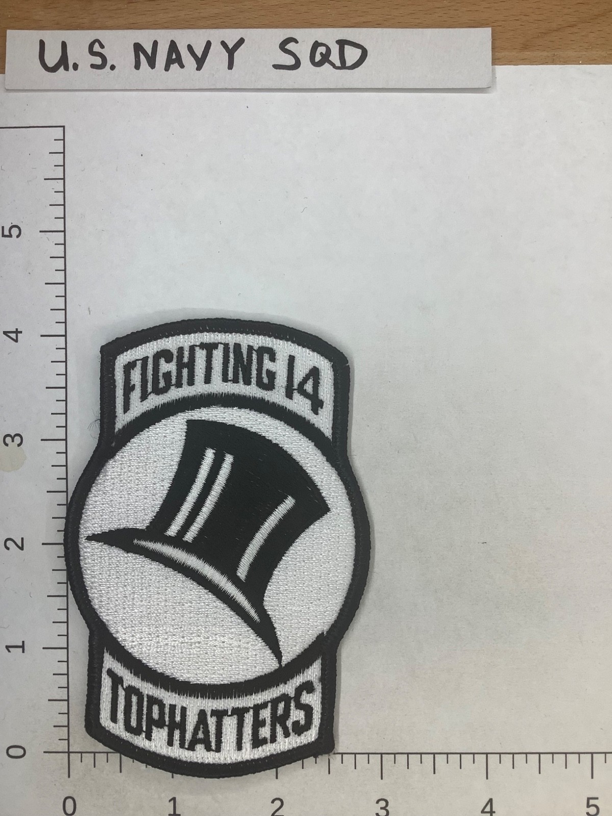 US MAVY TOPHATTERS FIGHTING 14 SQUADRON PATCH