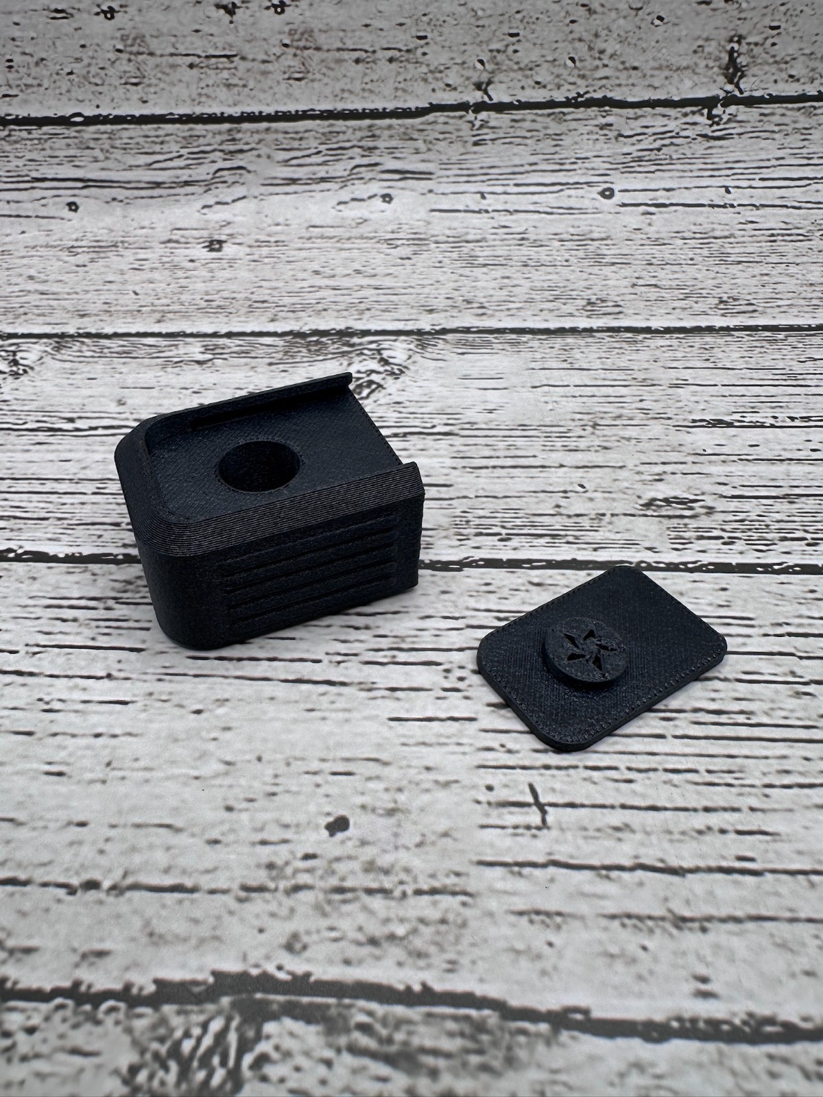 2011 Double‑Stack Mag Base Pads (2‑Pack) – PPS Carbon Fiber Polymer Grip