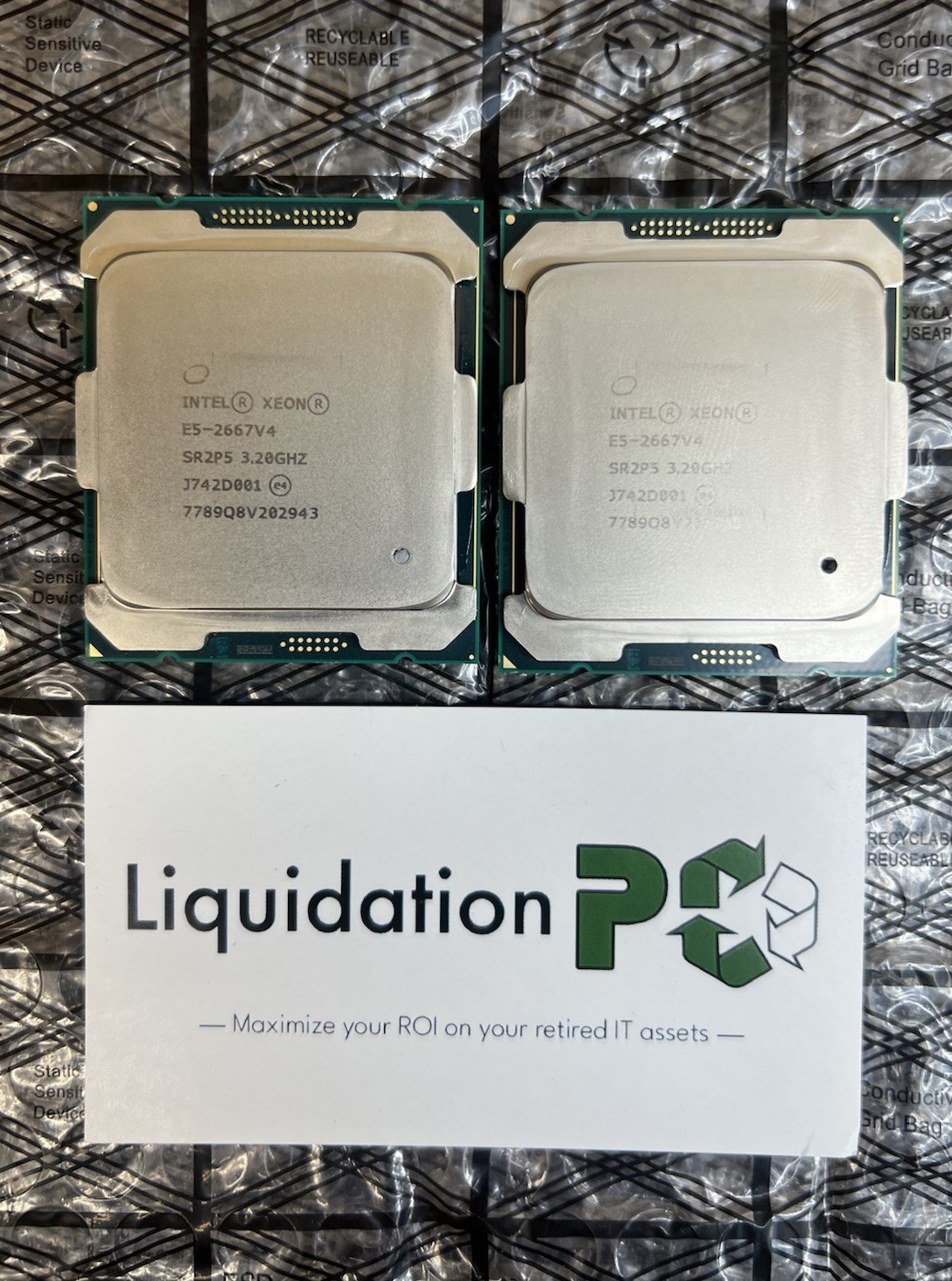 ✅ Matched pair Intel Xeon E5-2667 V4 SR2P5 3.2GHz 8-CORE 25MB 135W CPU TESTED