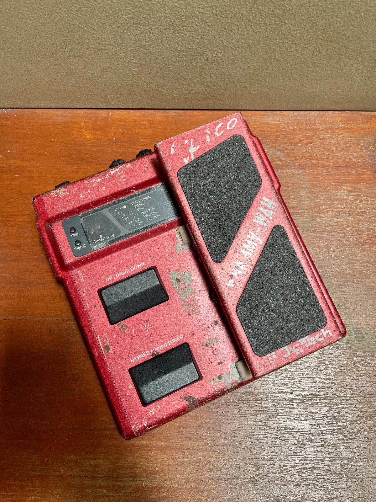 DigiTech XP-100 Whammy Wah 1990s - Red