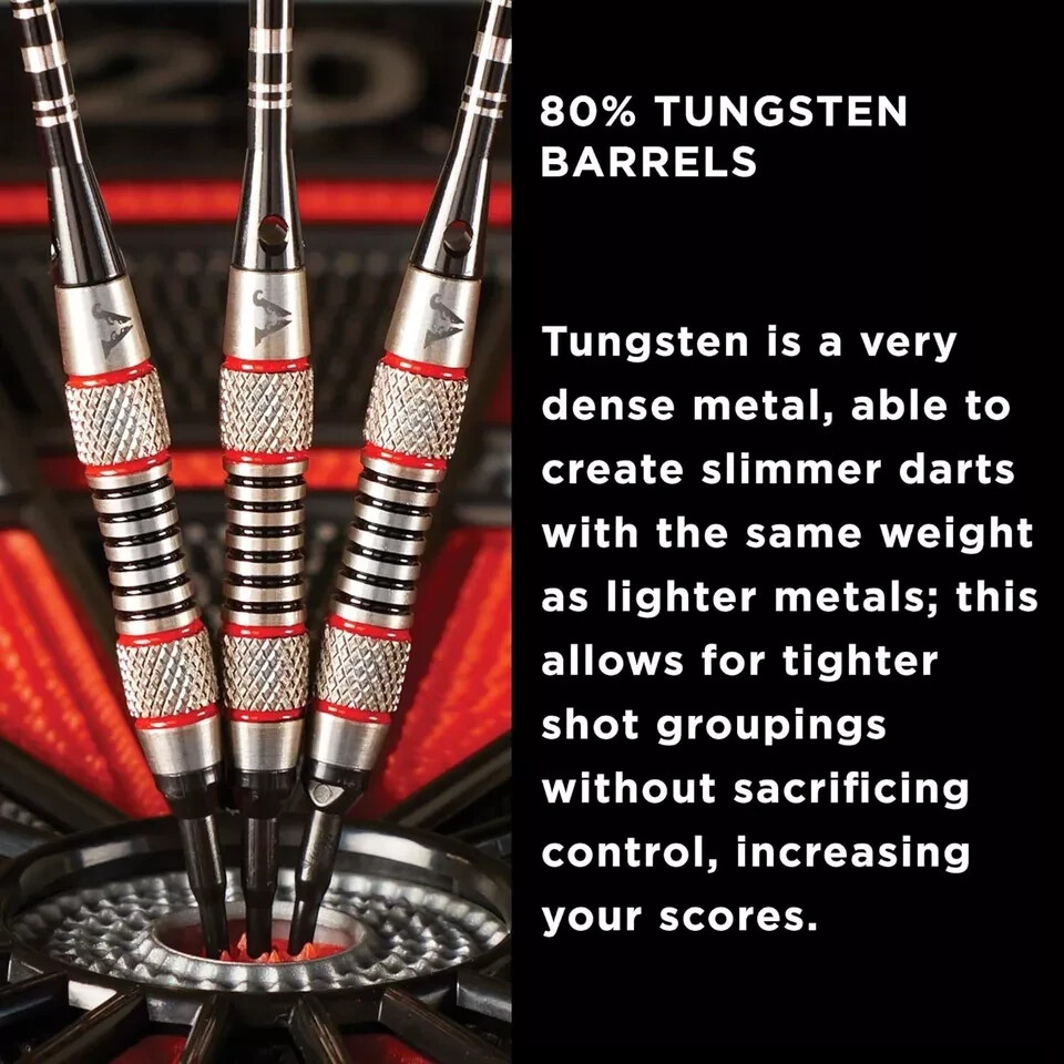 Viper Ranger 80% Tungsten Soft Tip Darts, 18 Grams