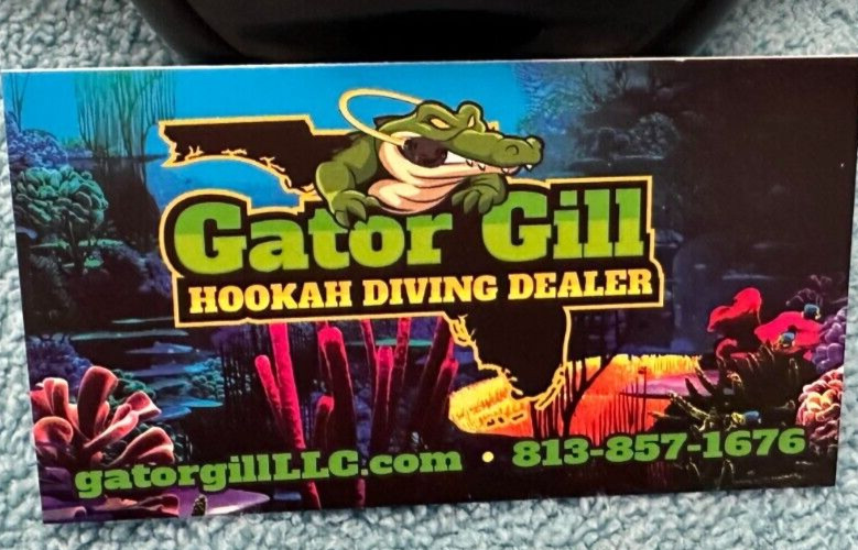 HOOKAH DIVING COMPRESSOR 120-volt Guppy 75' hose regulator filter COMBO