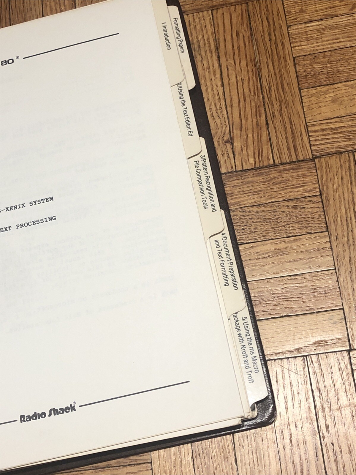 Vintage TRS-80 TRS-Xenix Model 16 Multi-User BASIC Interpreter Manuals - 26-6041