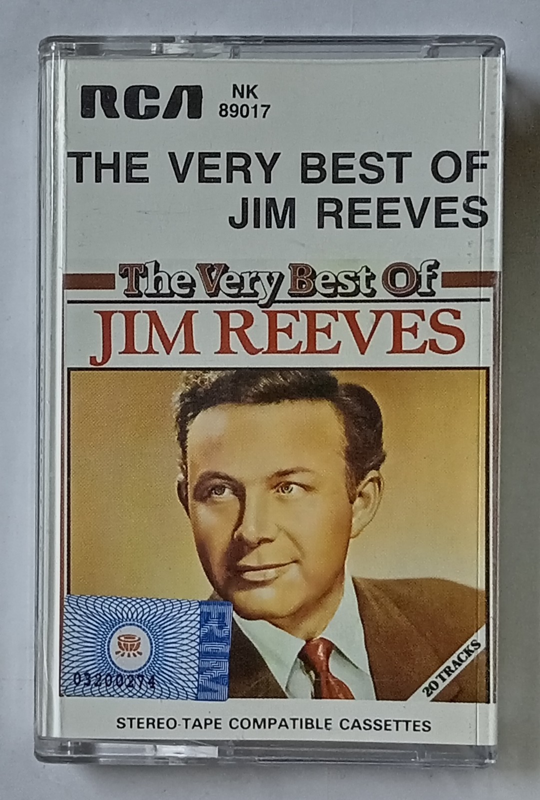 The Very Best of Jim Reeves Rare RCA Records Malaysia Cassette Tape