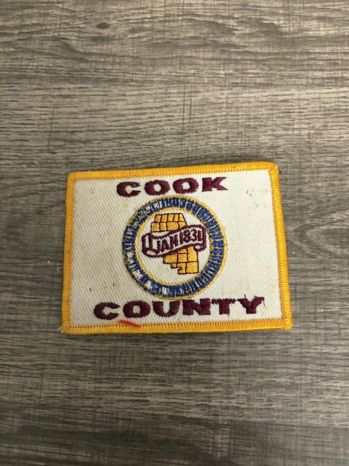 Vintage Cook County Sheriff Police Retired Uniform Patch