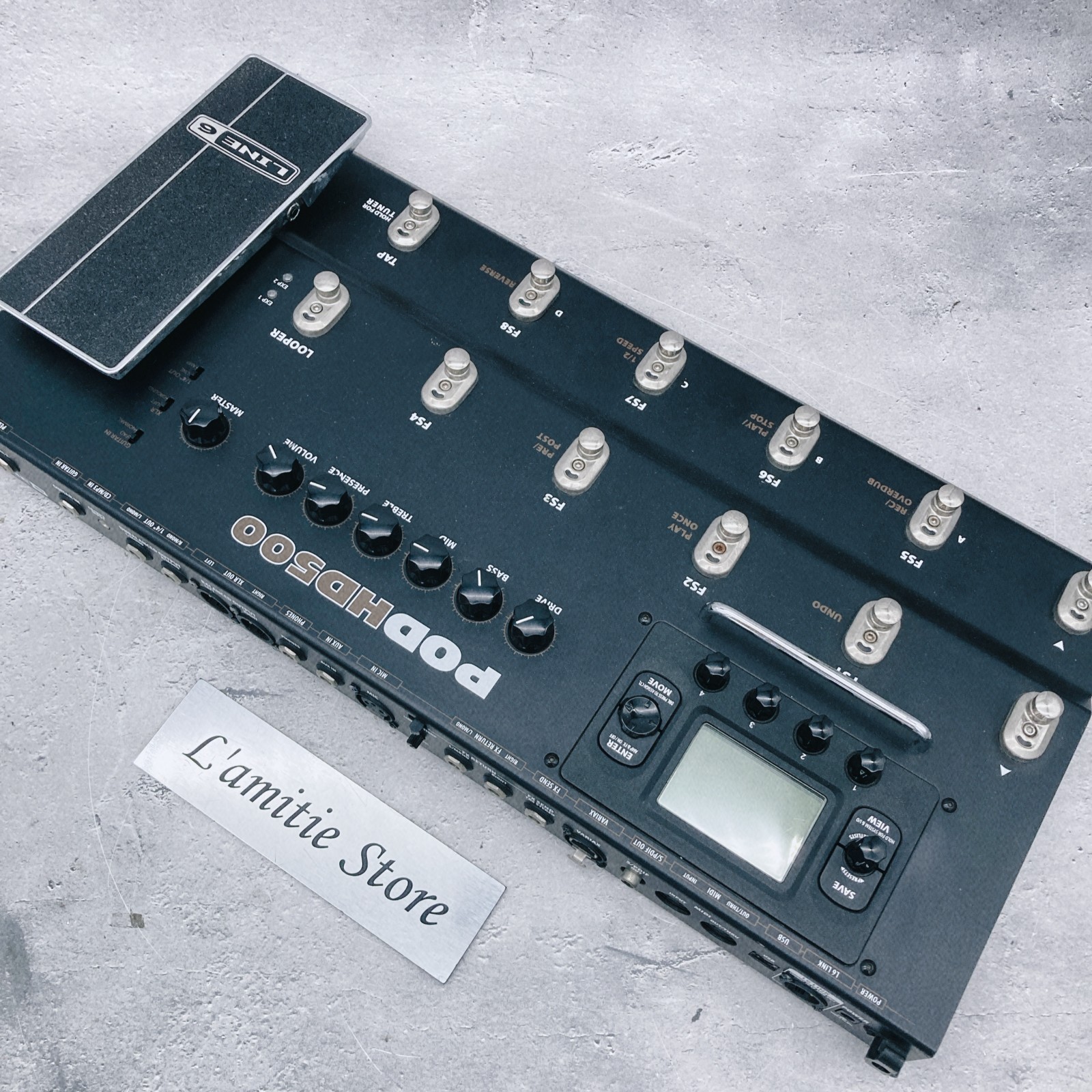 Line 6 POD HD500 Guitar Multi-Effects Processor Amp Modeling XLR PODHD500 HD 500