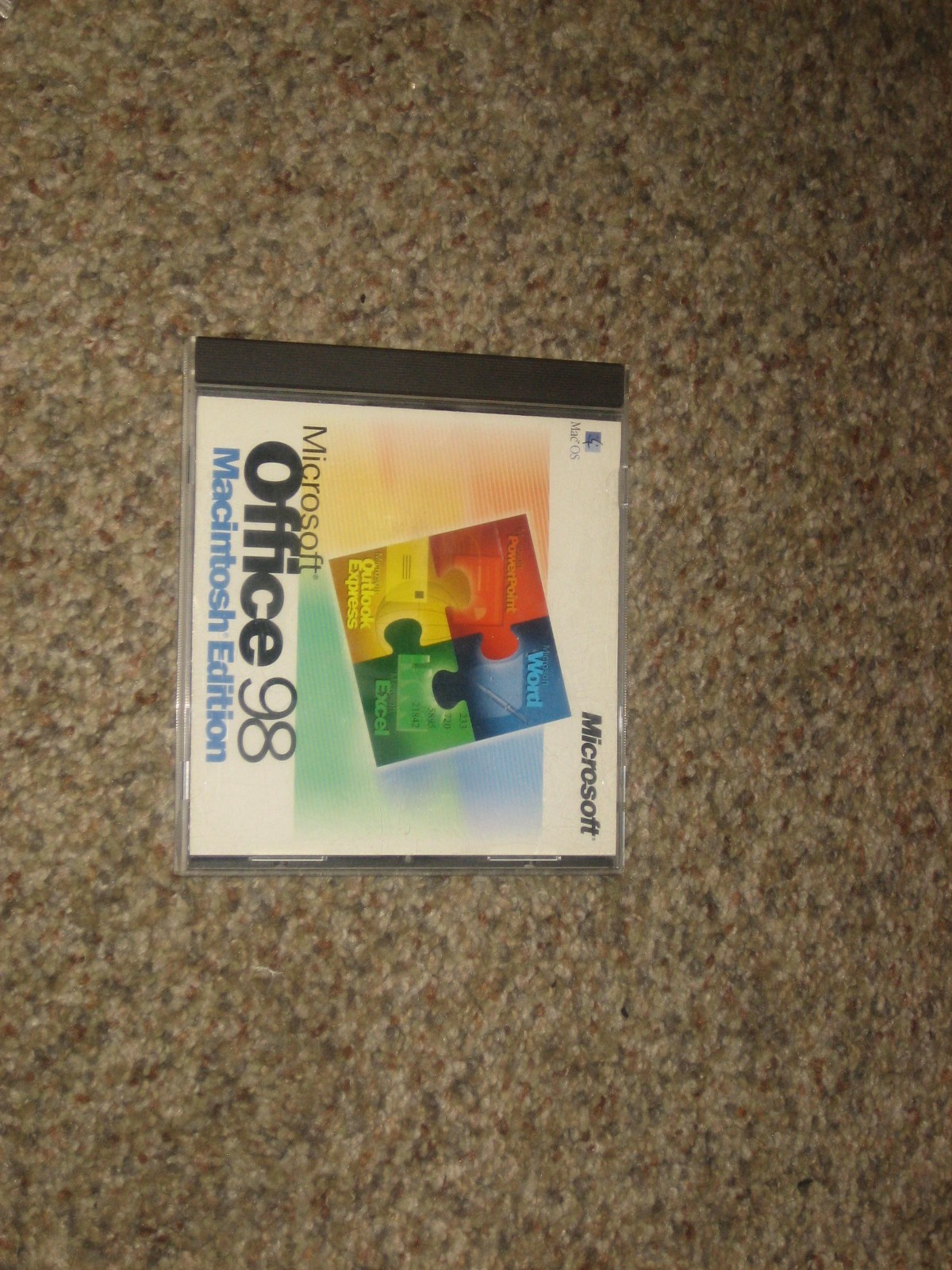Microsoft Office 98 Macintosh Edition WITH PRODUCT KEY #`S