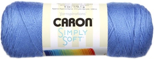 Caron Simply Soft Brites Yarn-Berry Blue - H9700B-9609