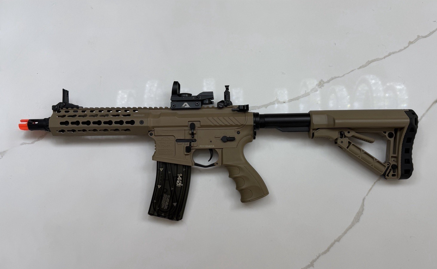 G&G Armament Combat Machine CM16 SRXL Airsoft M4 AEG KeyMod, Adj Stock