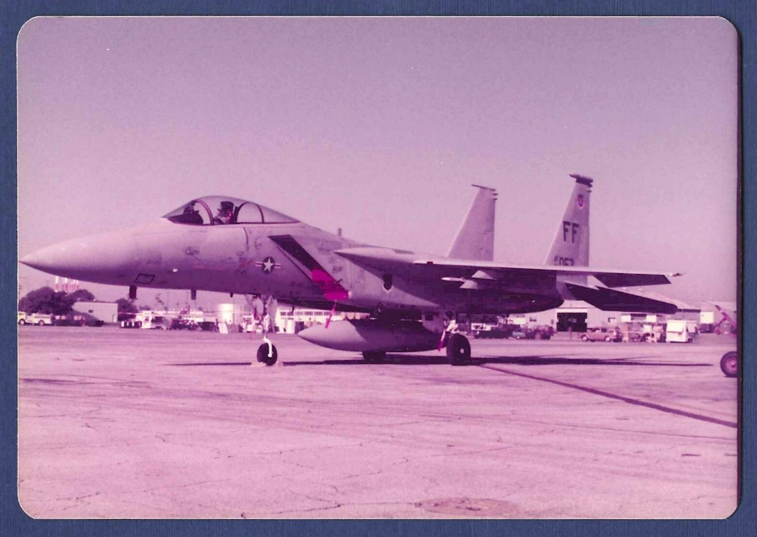 USAF F-15 Eagle Fighter Aircraft Tail Code FF