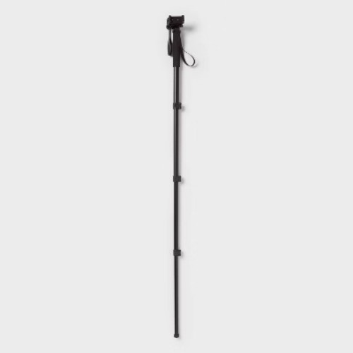 Monopod - heyday: Black 3-Way Panhead, Quick Release Plate