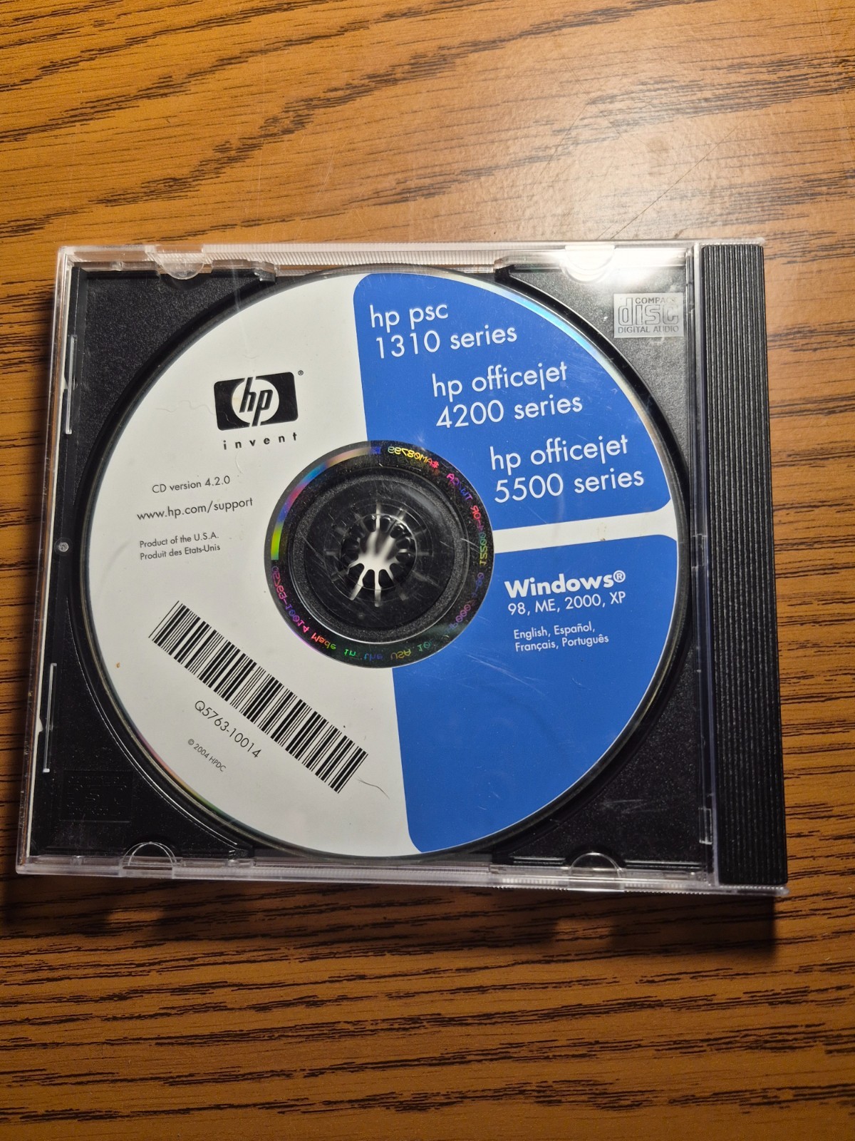 HP Printer Driver CD – PSC 1310 / OfficeJet 4200 & 5500 (Windows 98–XP)