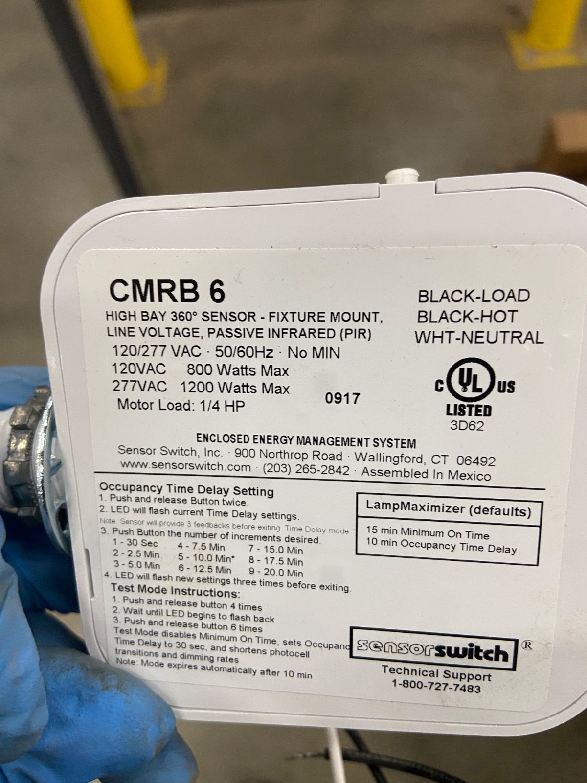 New 360° High Bay PIR Fixture Mount Occupancy Sensor YM2501A
