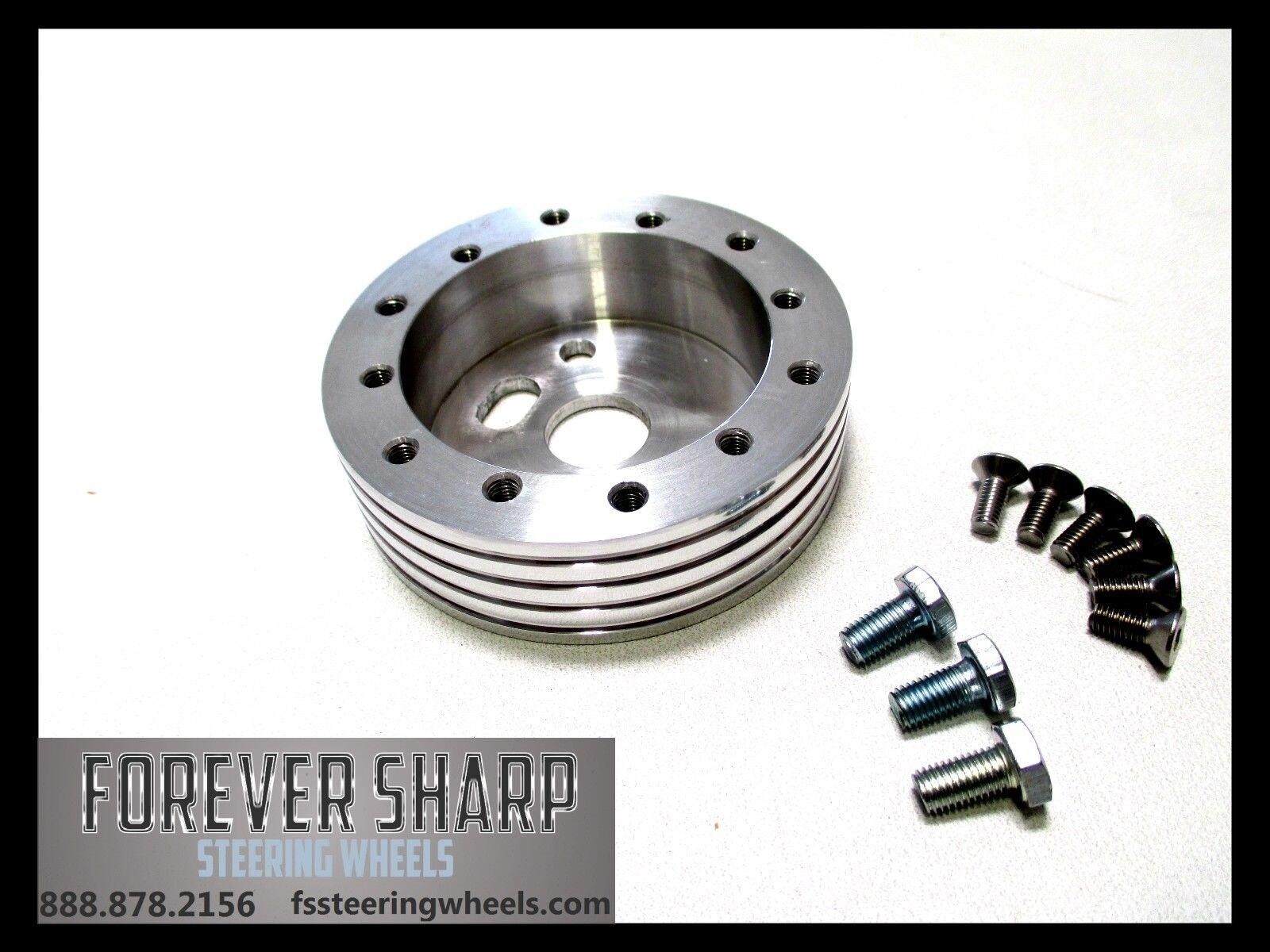 1" Spacer for 6 Hole Steering Wheel to APC ForeverSharp Grant 3 Hole Adapter