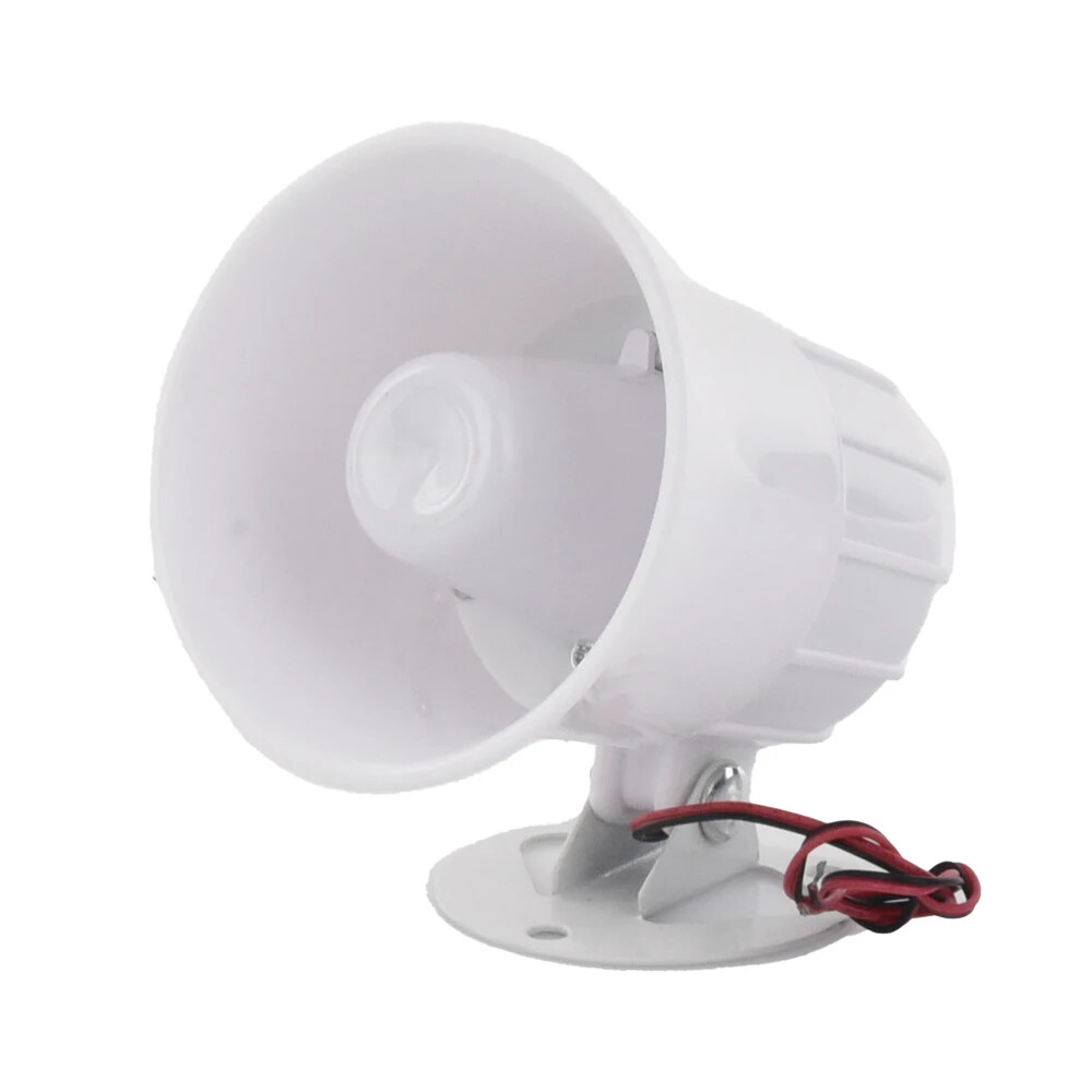 110db Security Alarm Siren Loud Speaker Horn for Home Office Outdoor Alarm Sound