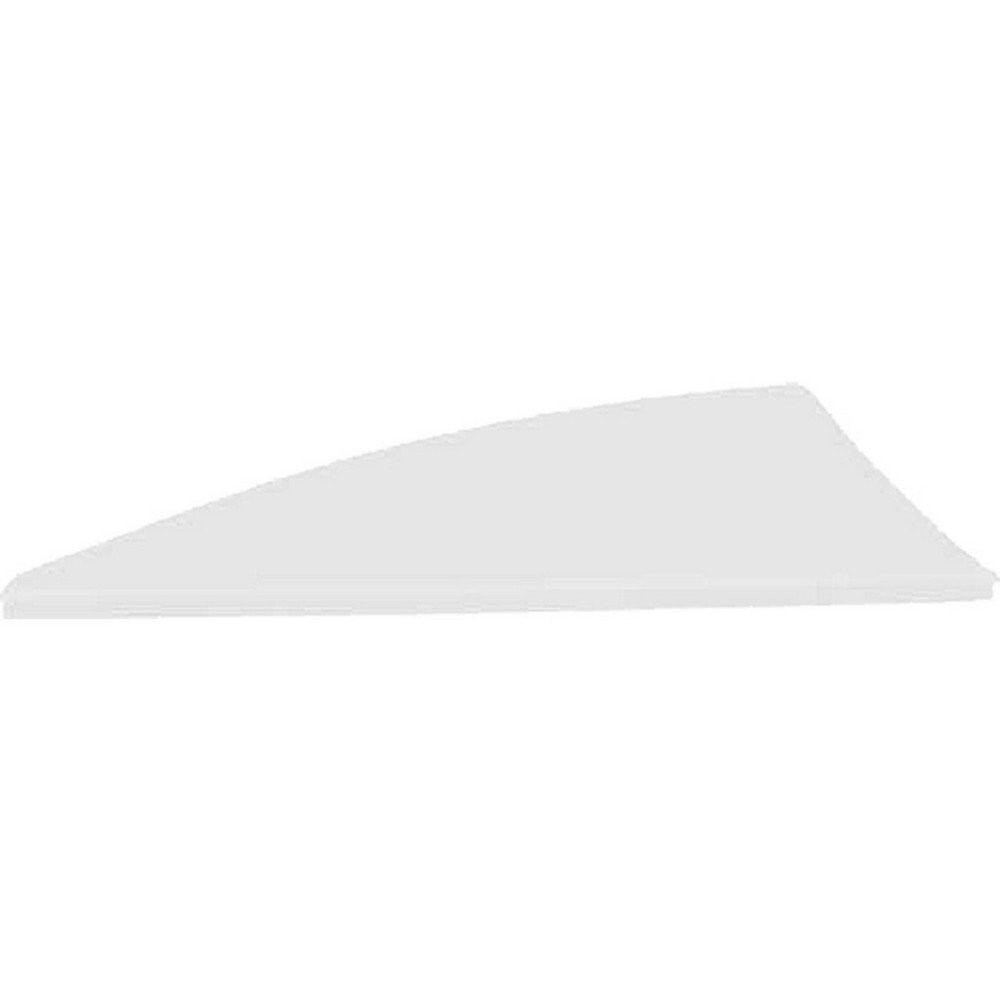 Tac Vanes 2.25" x .47" Driver White Polymer Fletching - 80TAC-0360808-1184