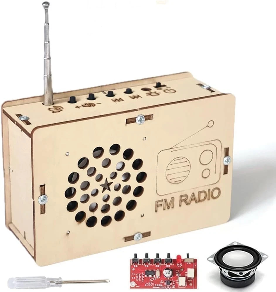 STEM Toys for Ages 6-8-13 Science Kits DIY Building Your Own Radio Crafts for Ki
