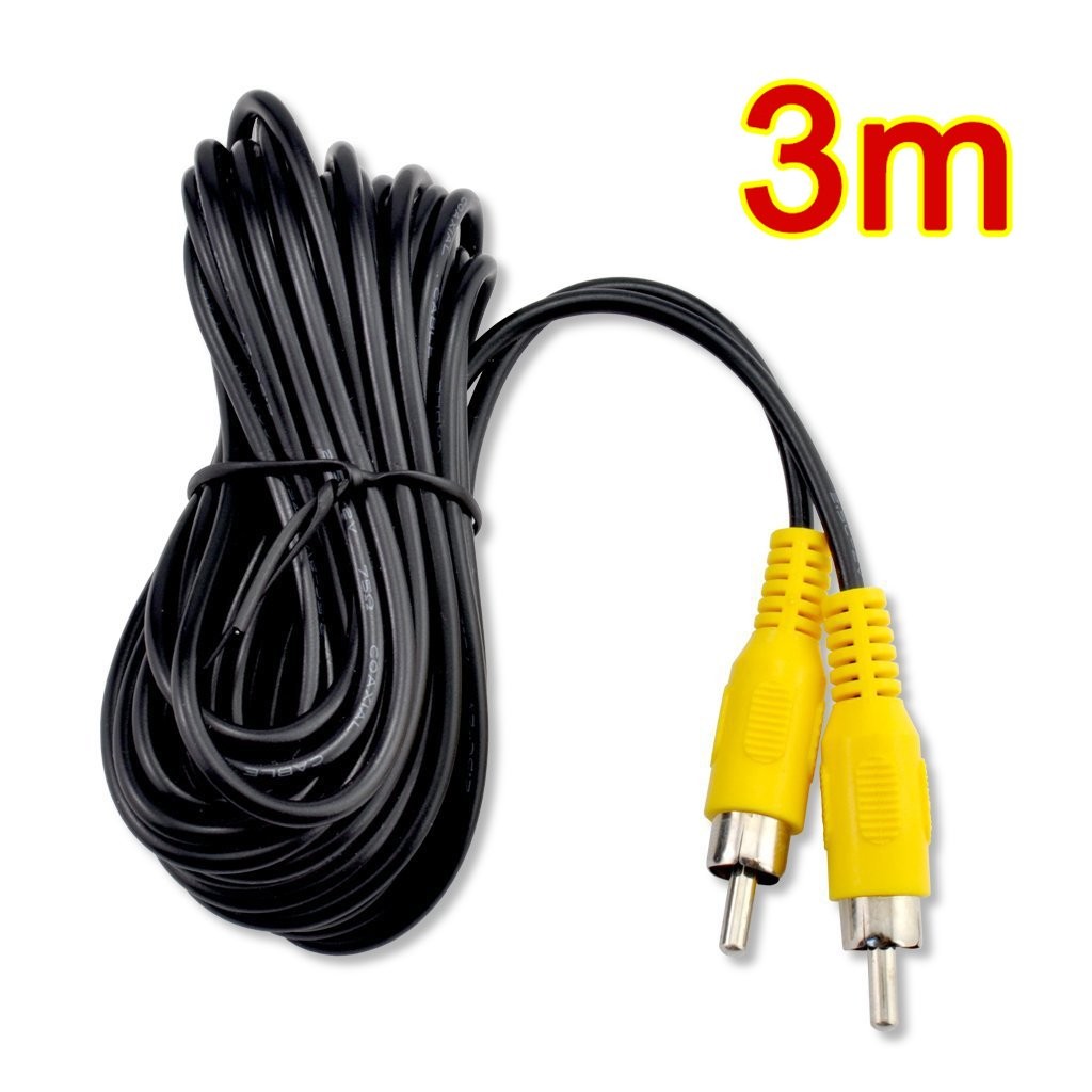 OLLGEN RCA Video Cable,Digital Audio Coaxial Cable with Male to 3M, yellow