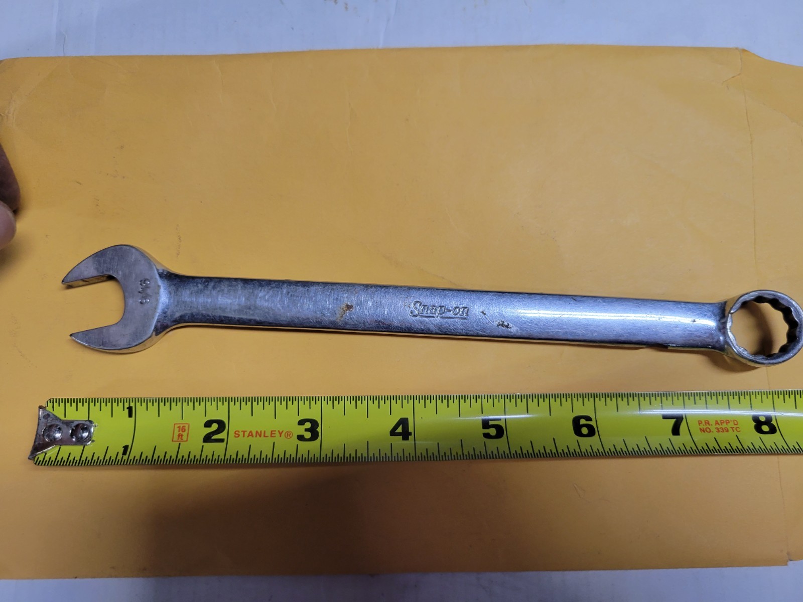 Snap-on Tools 0EX18 9/16" COMBINATION WRENCH 12 Pt