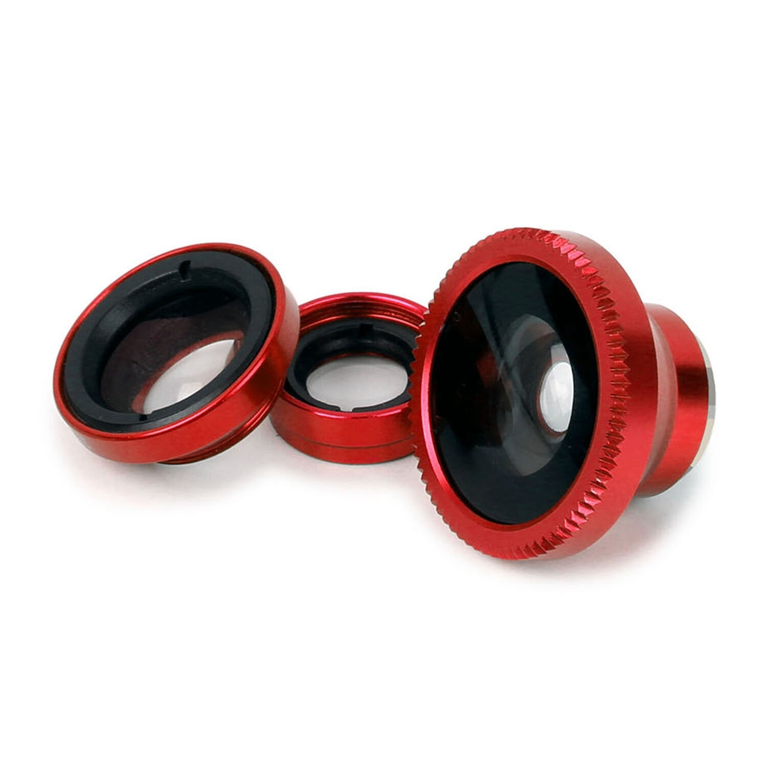 3 in1 Wide Angle+Fish Eye+Macro Camera Lens For Smart Cellphone Universal