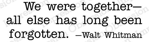 Walt, Wood Mounted Rubber Stamp IMPRESSION OBSESSION - C14701