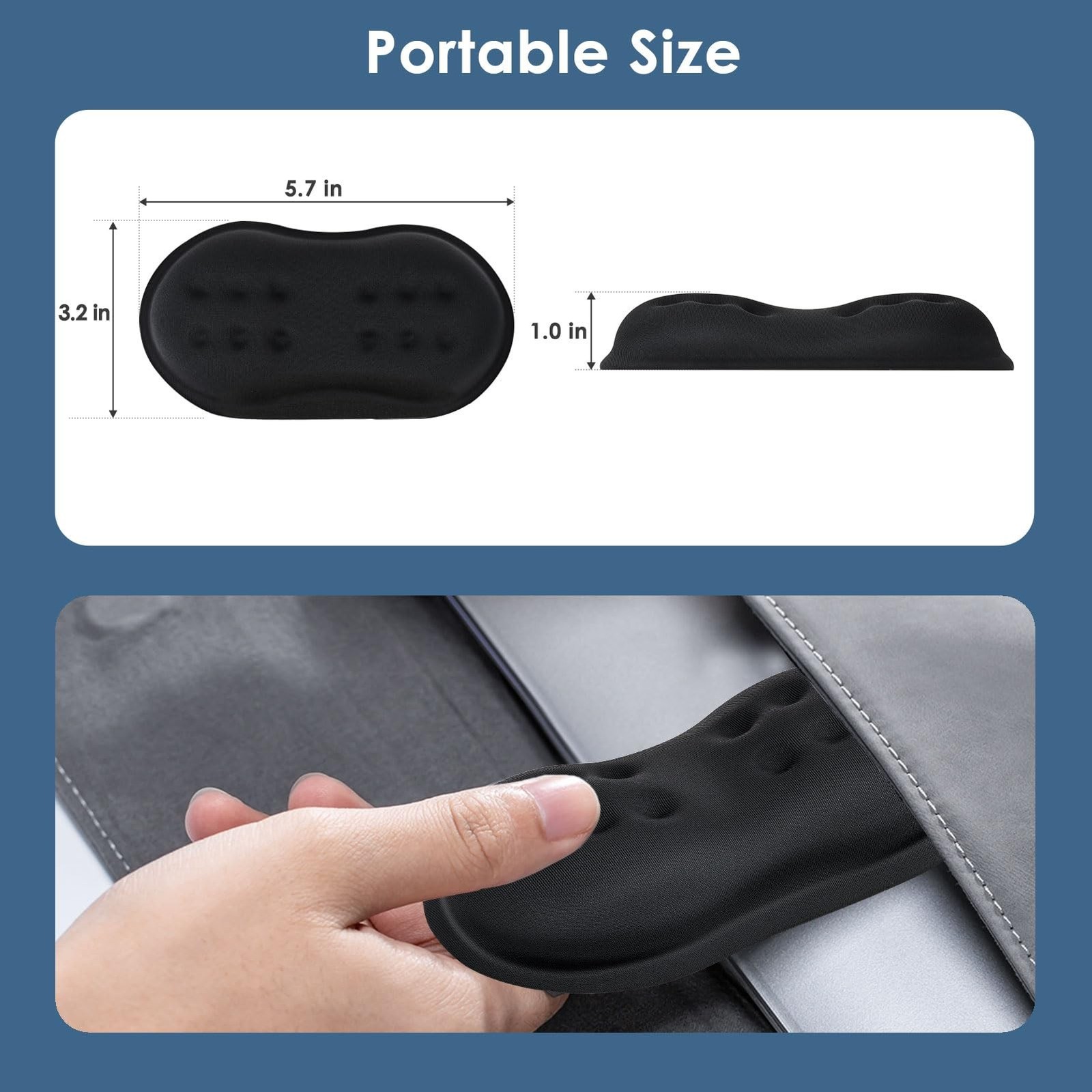 VANKEY Mouse Wrist Rest, Desk Wrist Pad for Mouse, Comfortable Computer Mouse...