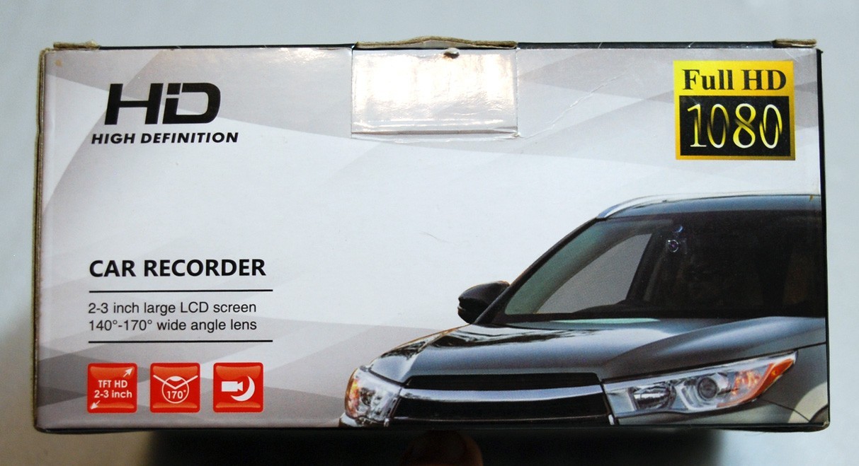 New - Kussla Black 2-3 Inch Large LCD Screen 1080P Dash Cam Car Video Recorder