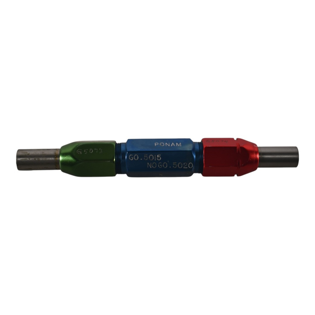 Ponam Pin Plug Inspection Gage Go pd .5015 No go .5020