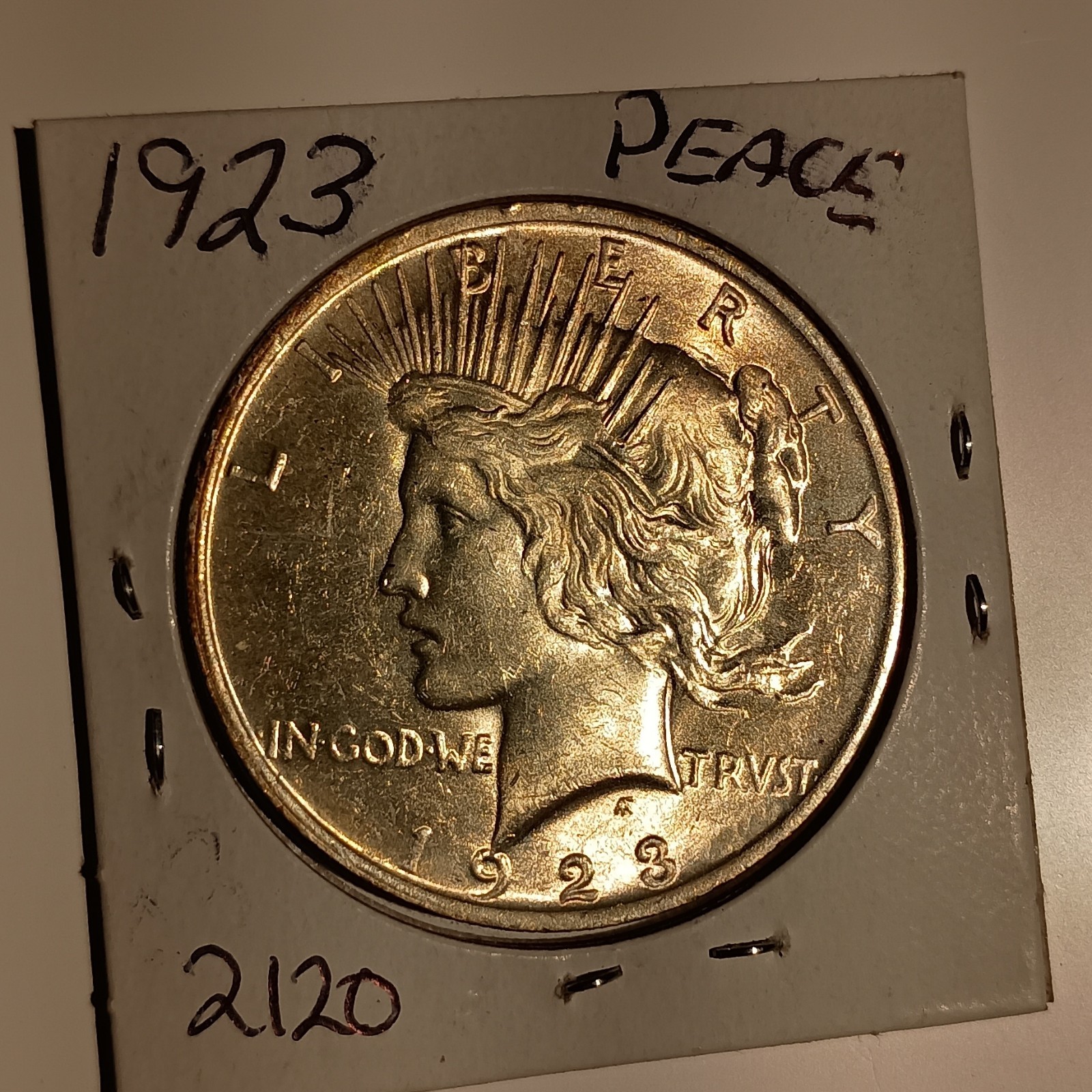 1923 P Peace Silver Dollar AU