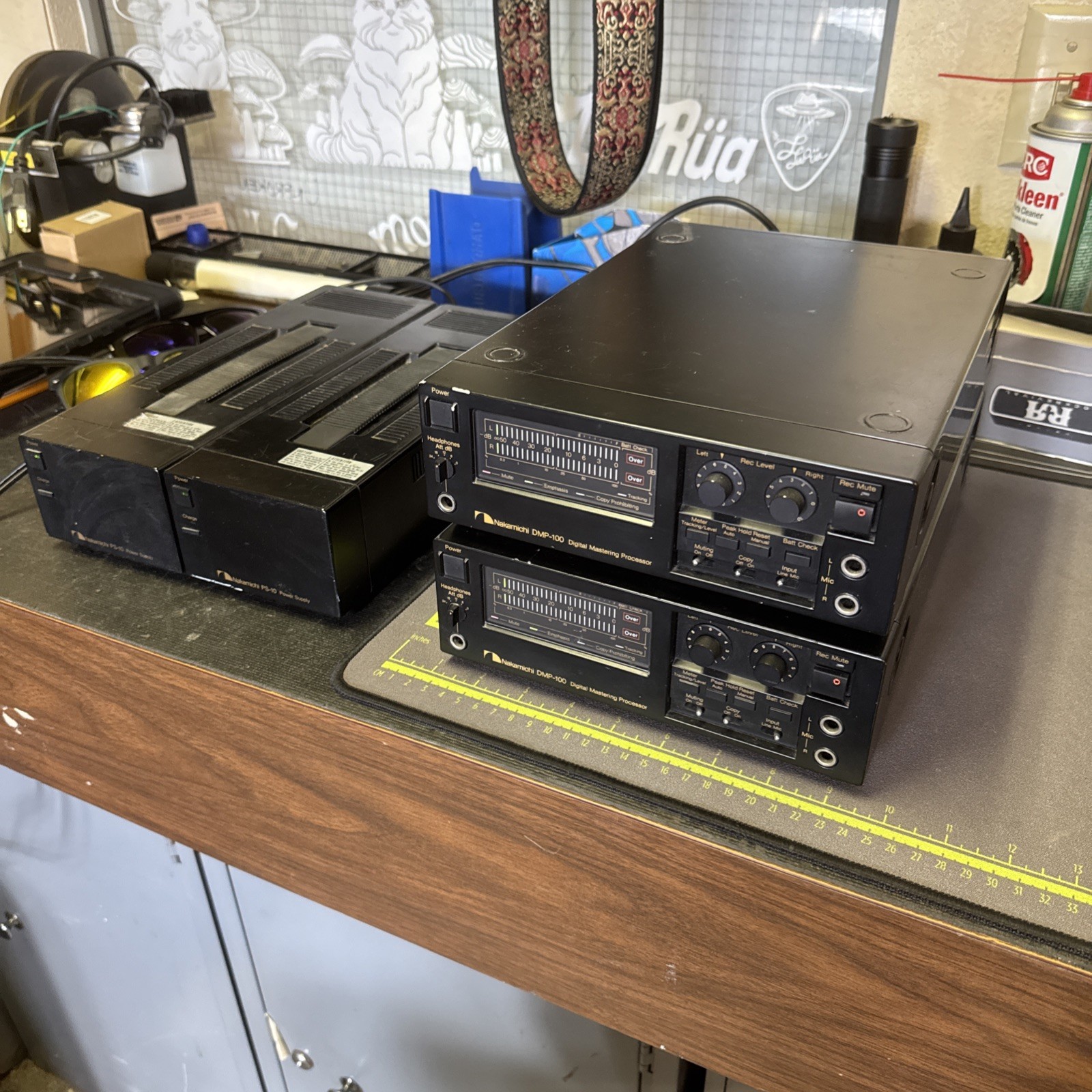 (2) Nakamichi DMP-100 Digital Mastering Processor with Power Supply
