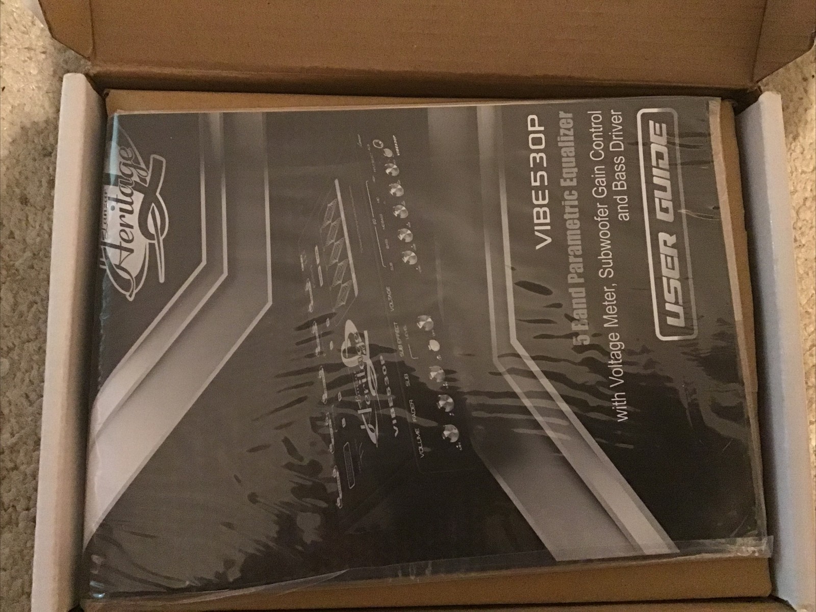 New Lanzar VIBE530P 5 Band Equalizer With Voltage Meter