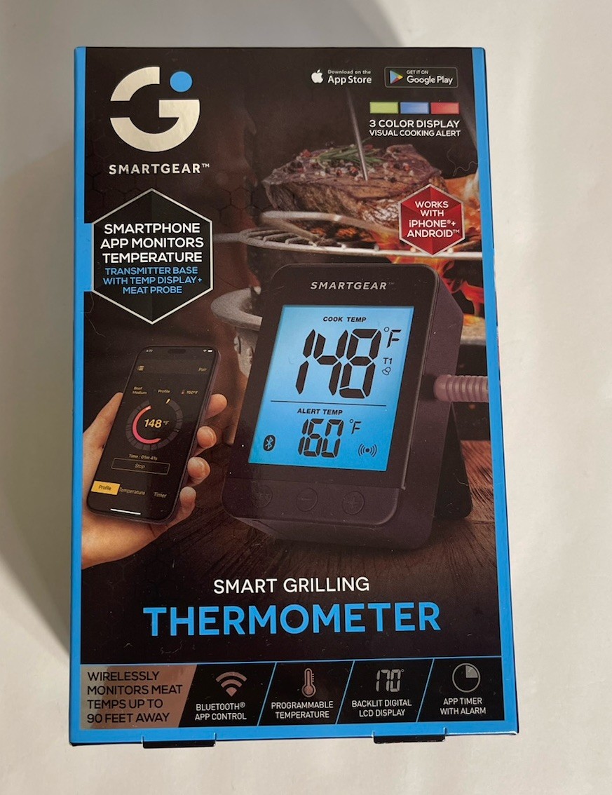 SMARTGEAR Smart Grilling, Barbecue Cooking Bluetooth wireless Grill Thermometer