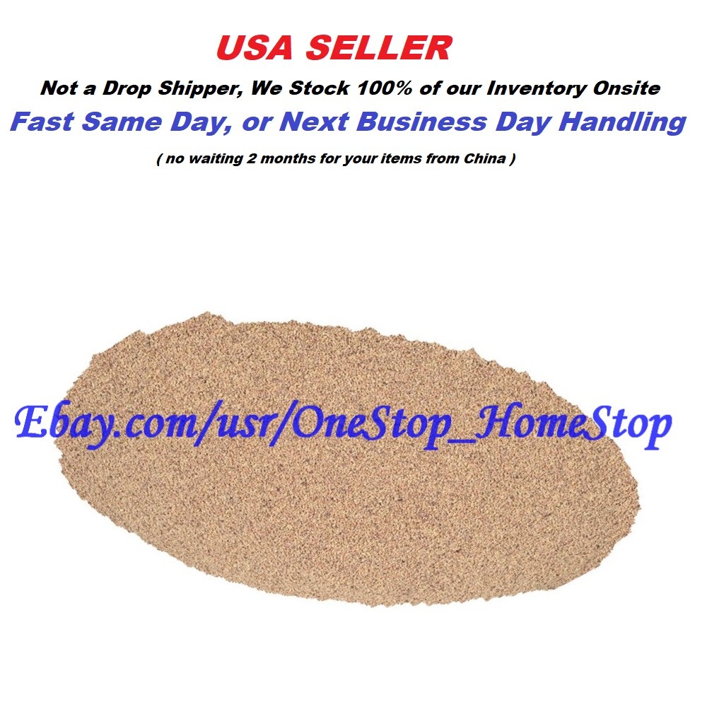 5 Lb., Fine Crushed Walnut Shell Tumbler Media, Dry Polishing Brass Alum