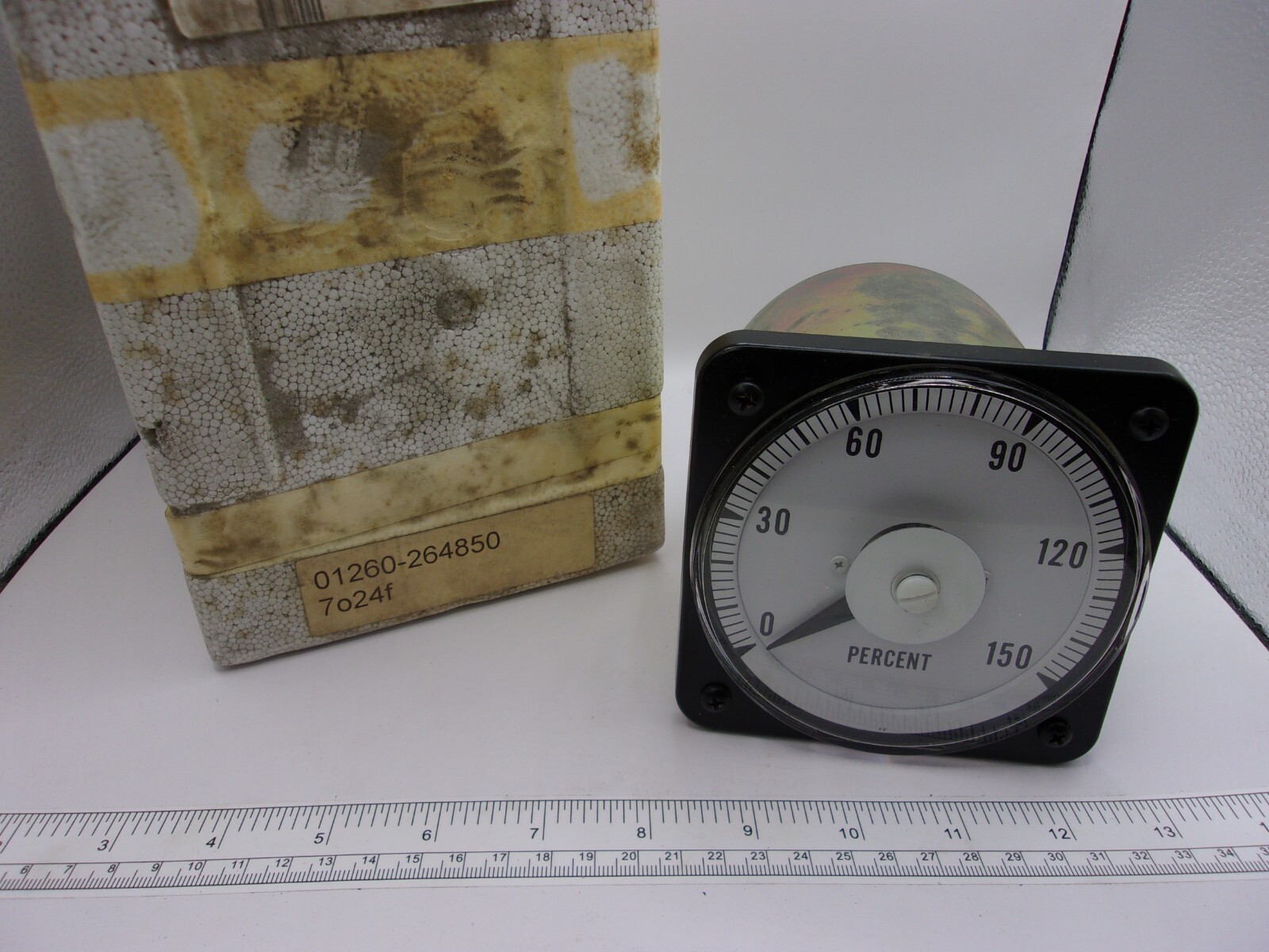 YOKOGAWA YE/DB-40, % POWER METER 0-150%, 0-40 MVDC, MISSING HARDWARE, 0906A
