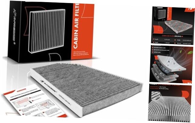 Cabin Air Filter w/Activated Carbon Compatible with Tesla X 2016-2023,