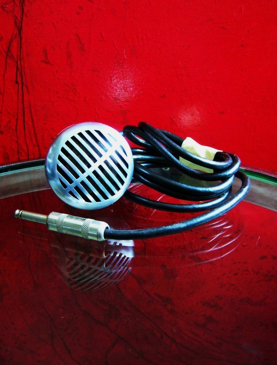 Vintage RARE 1950's Shure 440 dynamic microphone Hi Z harp mic 99B86 520SL 707A