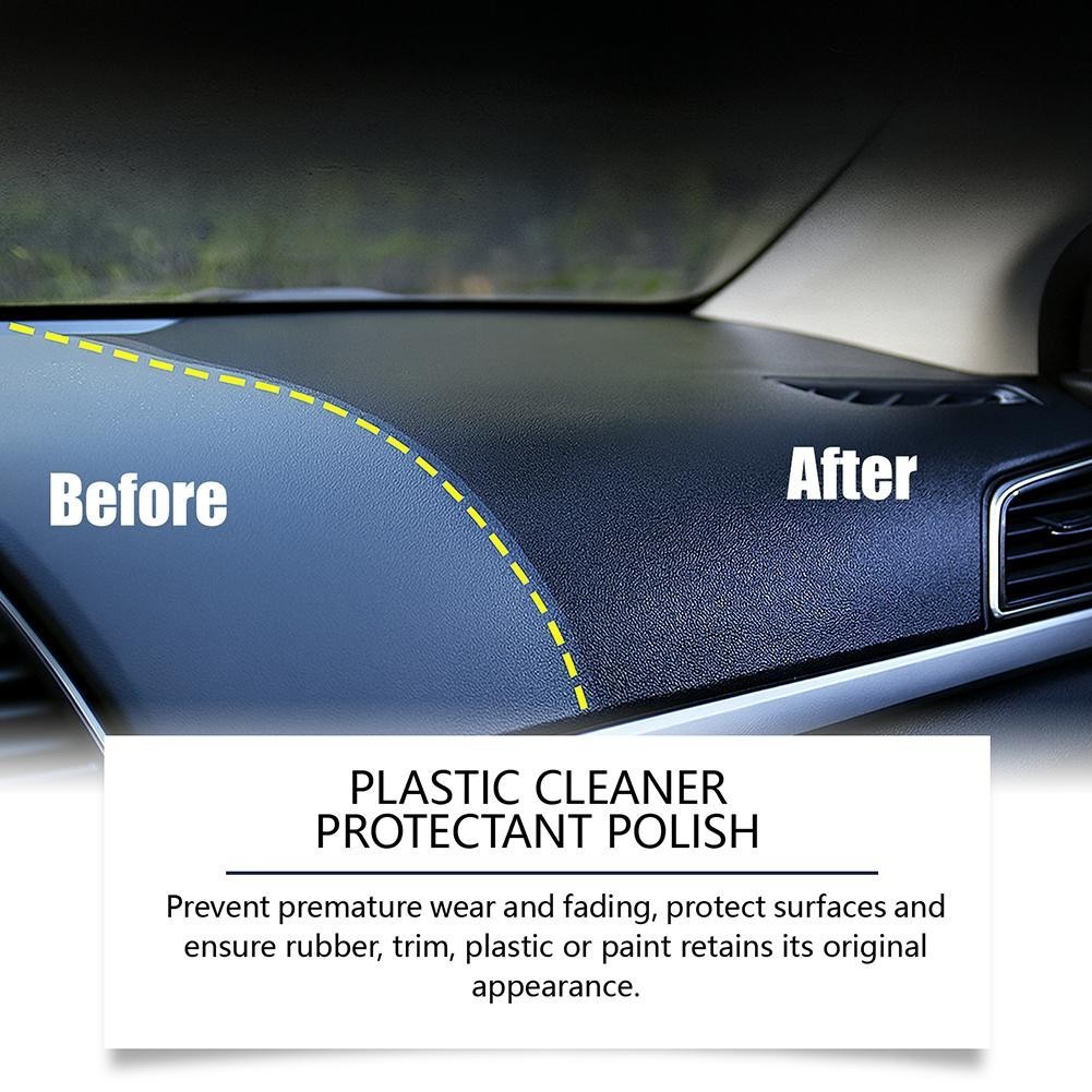 Car interior cleaning, plastic trim protection