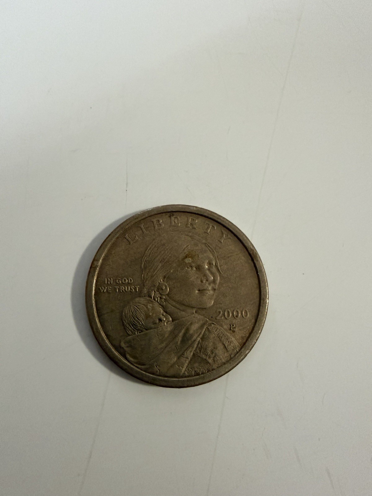 2000 Native American Sacagawea Dollar Philadelphia $1 Coin Circulated