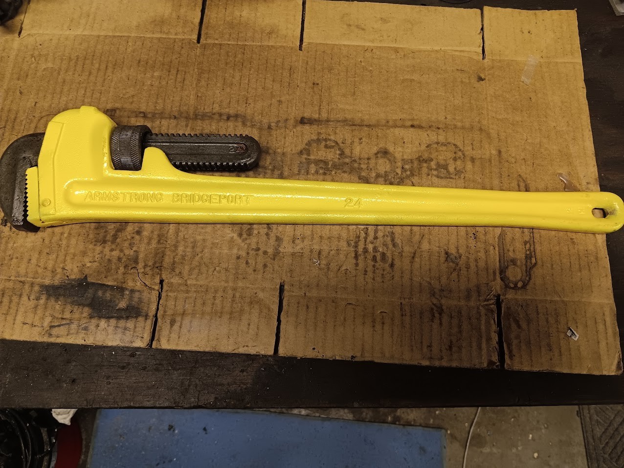 Armstrong 24" pipe wrench Made in USA