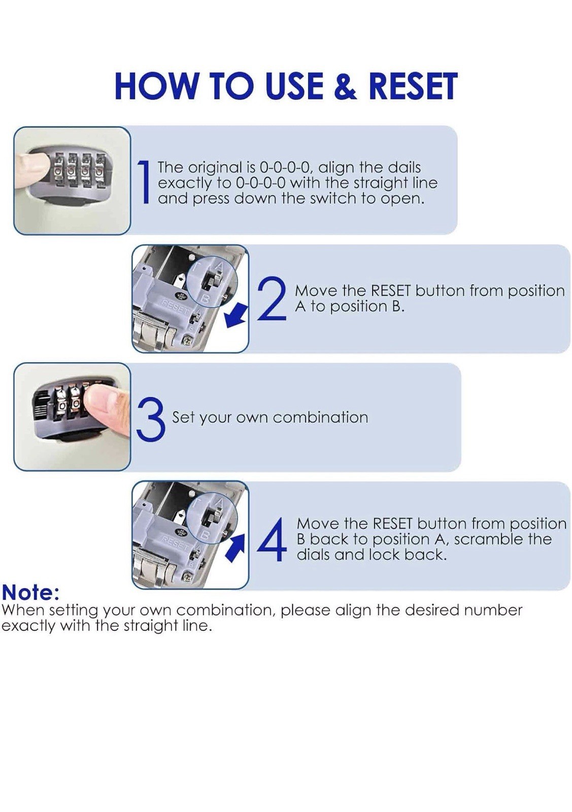 2 Pack Key Lock Box, Waterproof 4 Digits Combination Lockbox with Removable S...